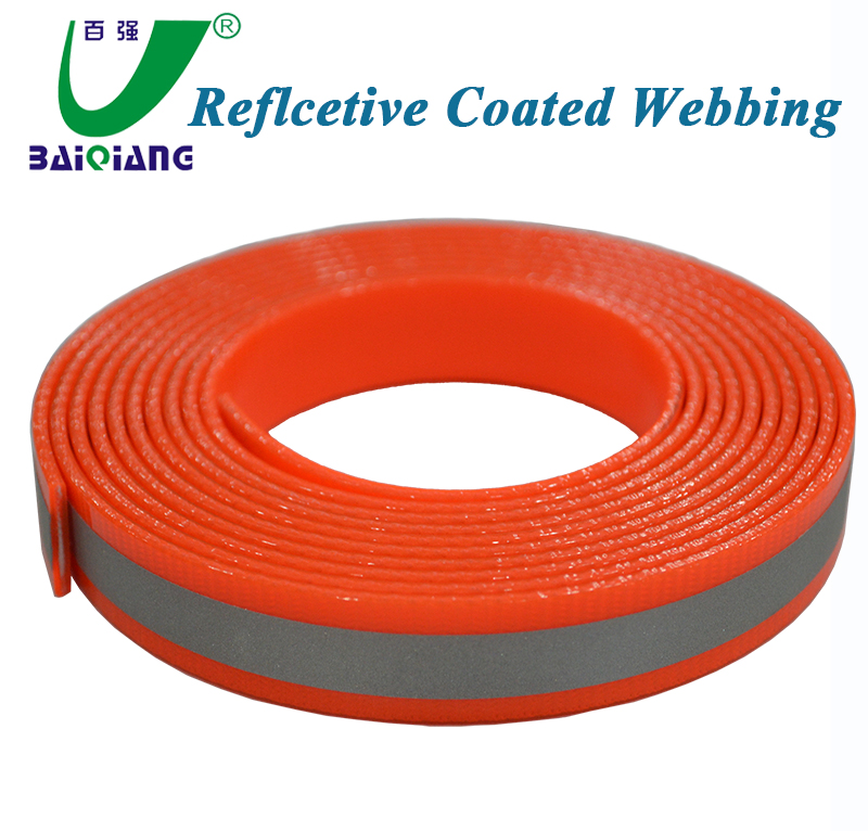 Good Quality Waterproof High Tensile Reflective TPU Coated Webbing