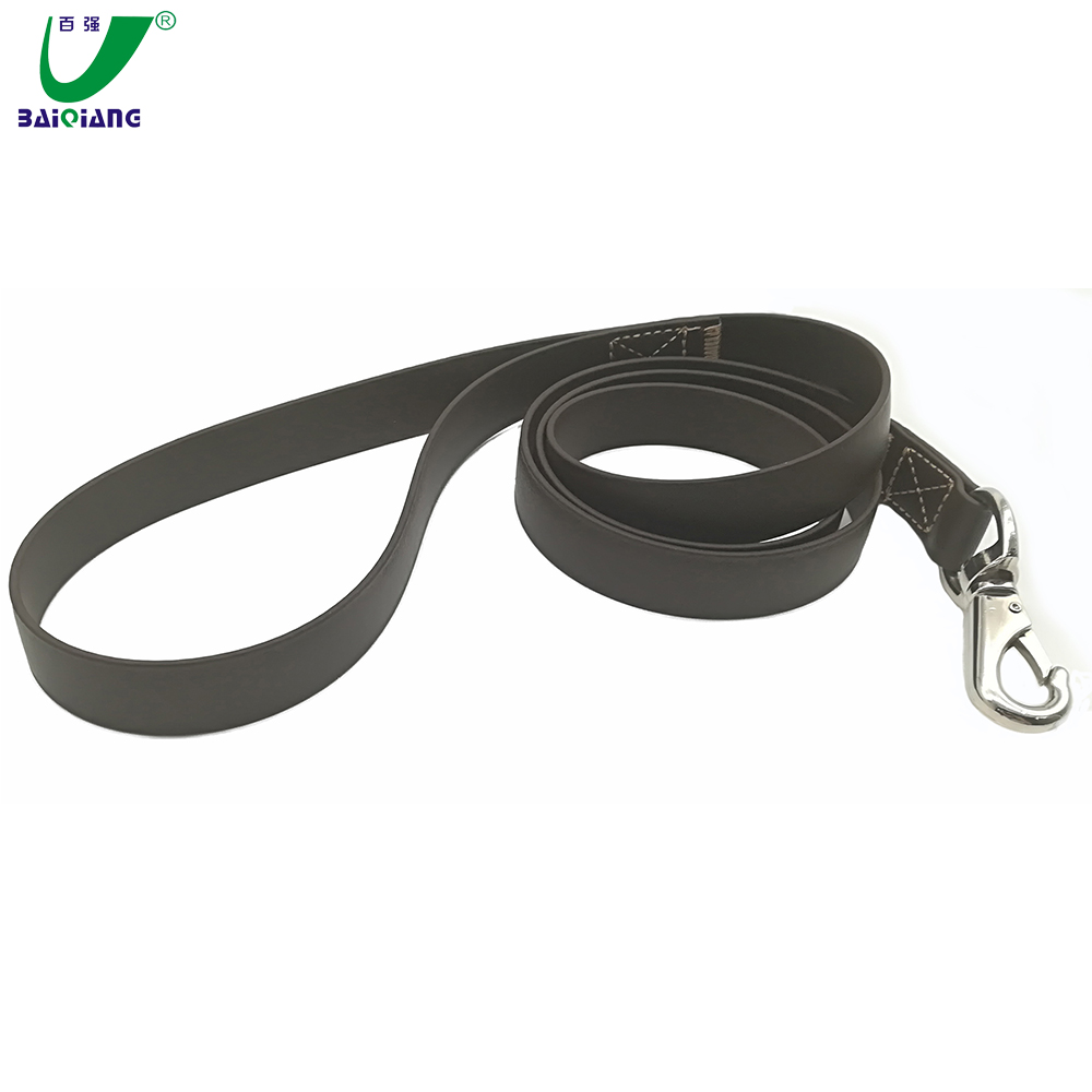 Brown Plastic Polyester webbing Smart Magnetic Dog Leash Handle Dog Show Lead