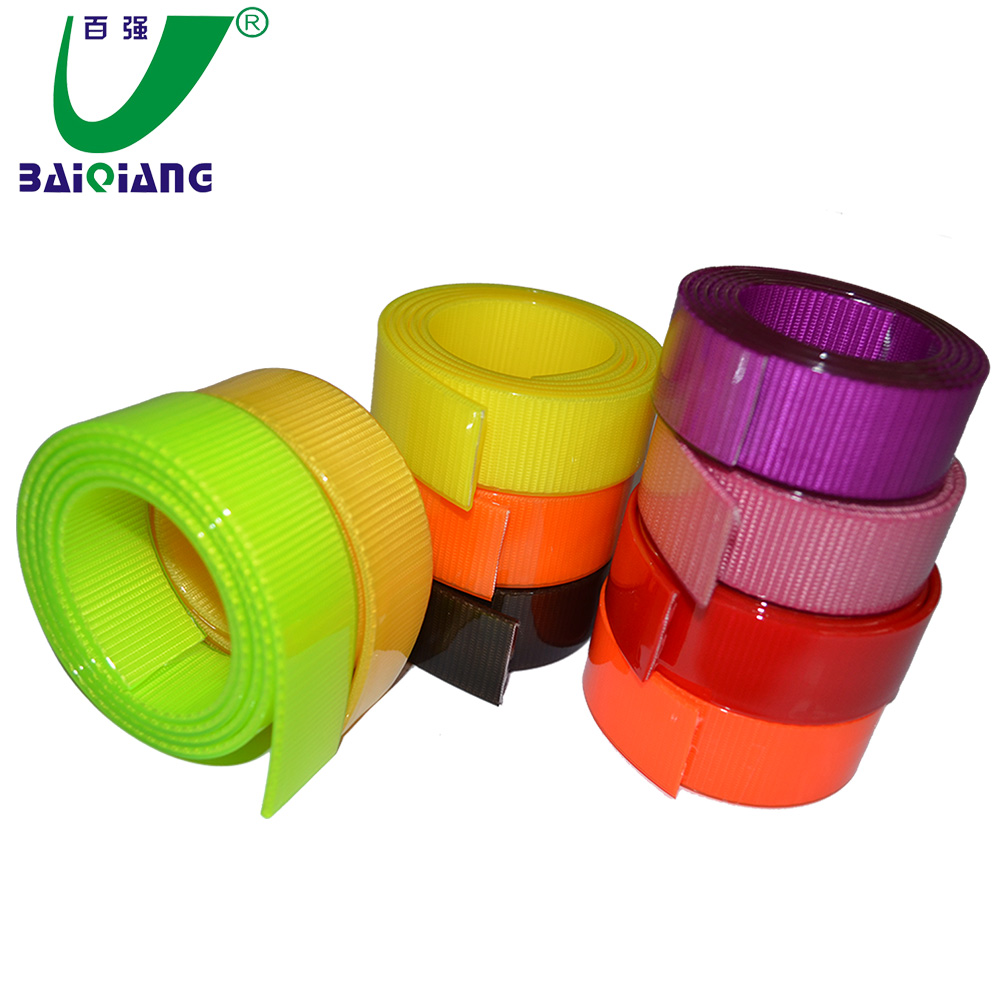 6mm and 8mm Casual Cotton Label Nylon Canvas Belt Webbing Silicon Printing Webbing