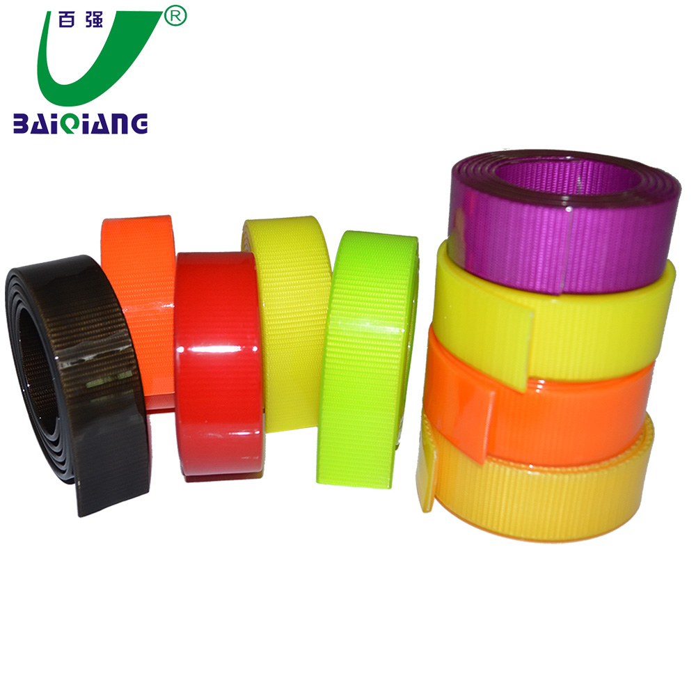 6mm and 8mm Casual Cotton Label Nylon Canvas Belt Webbing Silicon Printing Webbing