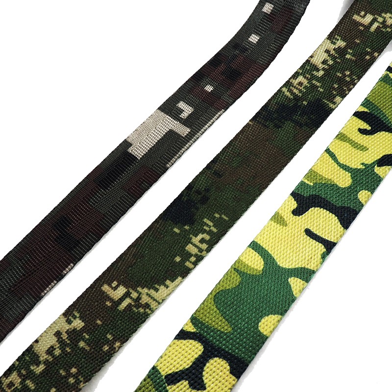 Not Unglued Embroidered TPU/PVC Coated 35mm and 50mm Polypropylene Buttonhole Canvas Webbing Strap